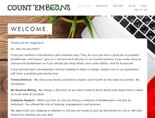 Tablet Screenshot of countembeans.com
